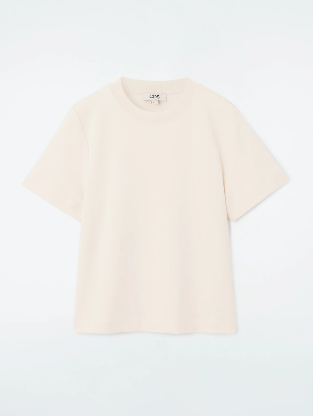 Cos Clean Cut Regular T-Shirt Natural Undyed L Large Light Beige